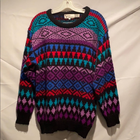 Western connections Sweaters - Western Connections 80’s Vintage